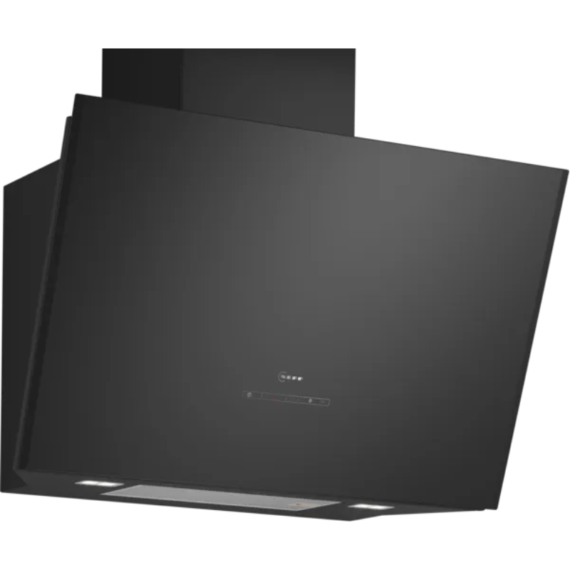 Hotă decorativă de perete 80 cm clear glass black printed D88IAN2S0, Neff